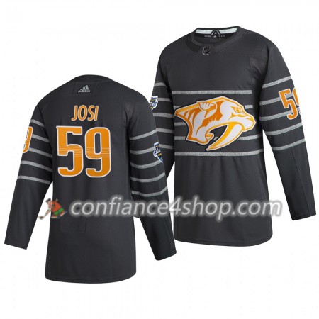 Adidas Maillot de Hockey Nashville Predators Roman Josi 59 Gris 2020 NHL All-Star Authentic - Homme